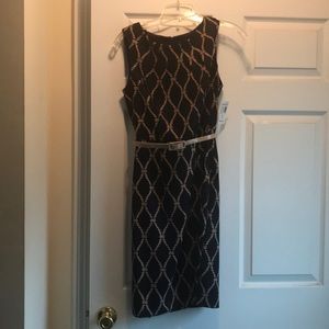 Nautical Navy Blue Sleeveless Dress